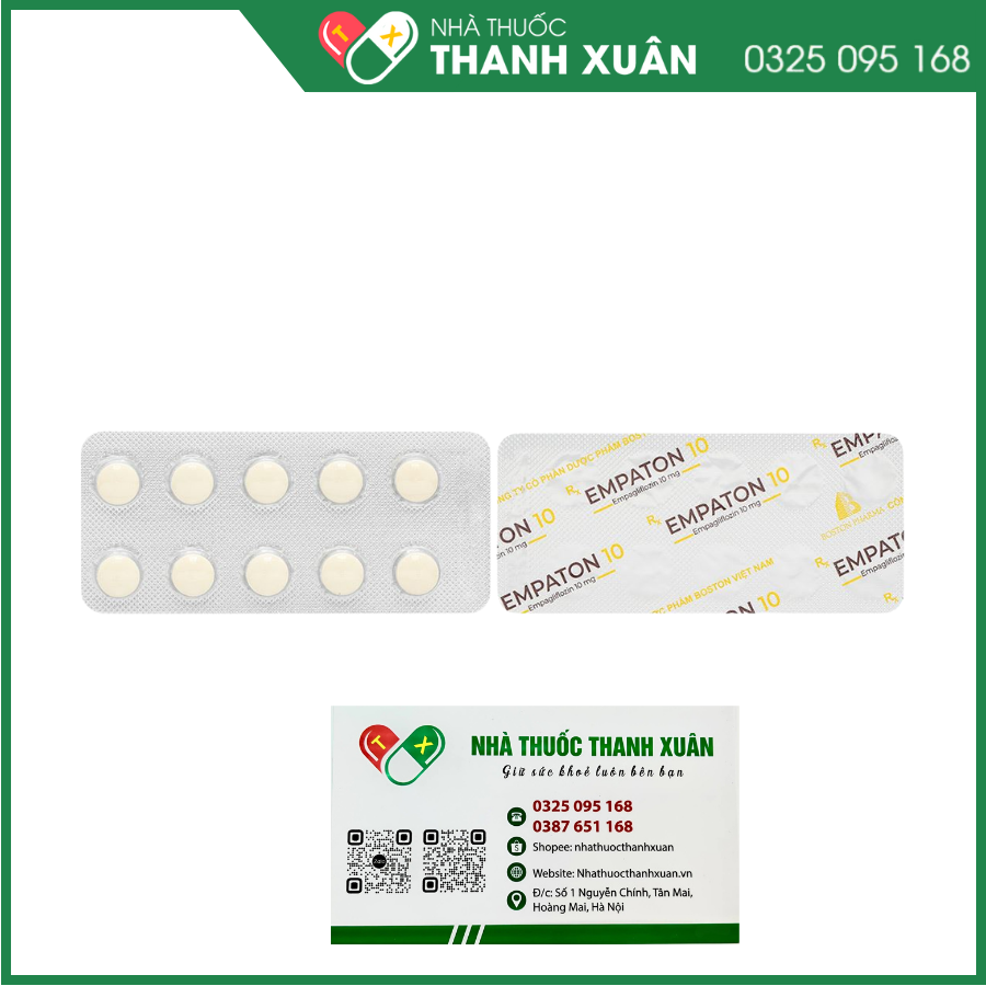 Empaton 10 điều trị đái tháo đường type 2